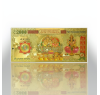 Gold Plated Kuber ji Note for Diwali Dhanteras Gift for Diwali Pooja